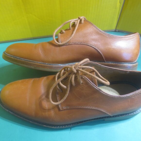 Classic Genuine Coach Lace Up Round Toe Brown Dress Shoes - 11.5 Men's. - Picture 5 of 12